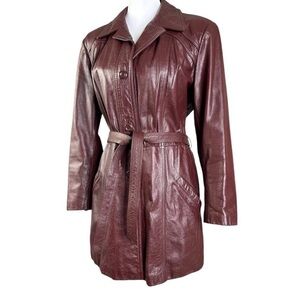 Vintage 1970’s Classic Directions Leather Coat